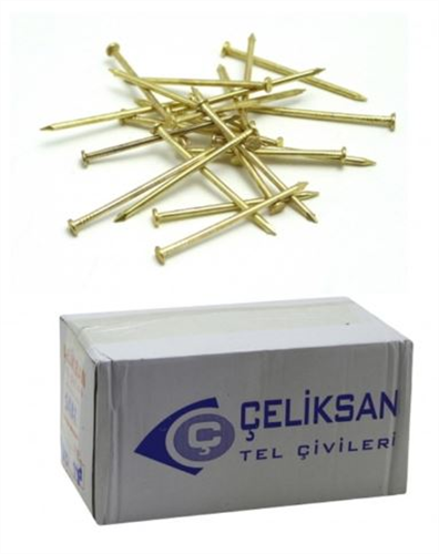 ÇELİKSAN SARI TEL ÇİVİ BAŞSIZ 10-25 TH 2,5 kg KUTULU